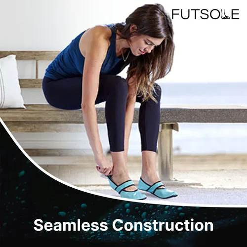 Vista 6 de Futsole - Zapatos de cara suave para interiores y exteriores, calzado plegable y flexible para deportes, ejercicio, yoga o viajes, zapatos de baile