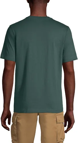 Vista 2 de Lands' End Camiseta de manga corta Super-T con bolsillo para hombre