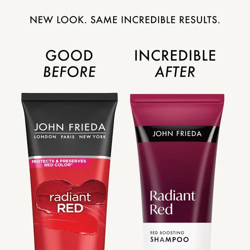 Vista 2 de John Frieda Radiant Red Boosting - Champú y acondicionador para cabello rojo, 8.3 onzas líquidas, paquete de 2