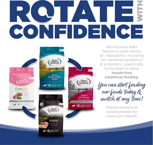 Vista 5 de Nutrisource Comida para perros de trucha y arroz 5 libras
