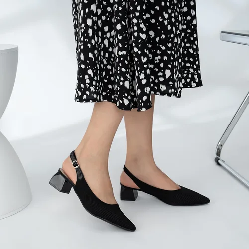 Vista 5 de youngshow Zapatos de tacón bajo para mujer, cómodos zapatos de tacón bajo para mujer, zapatos de vestir casuales para trabajo y oficina
