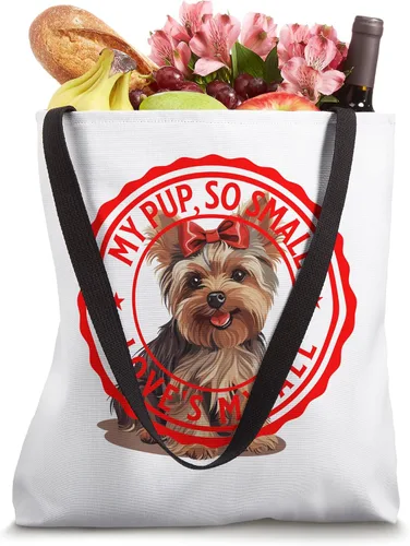 Vista 4 de Bolso tote Sweet Yorkshire Terrier para cachorros