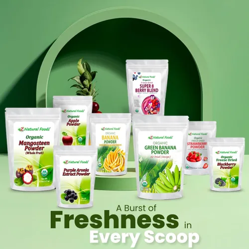 Vista 4 de Polvo orgánico de bayas de acai de alta calidad, 5 libras, superalimento liofilizado, cultivado en Brasil, increíble polvo de frutas para jugo