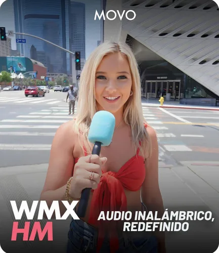 Vista 3 de Movo WMX-HM - Mango de micrófono para DJI Mic, Rode Wireless GO, Hollyland Lark y más - Mango de micrófono inalámbrico para entrevista - Adaptador
