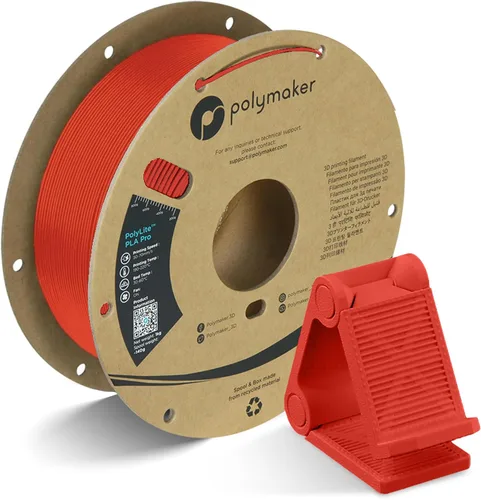 Vista 47 de Polymaker PLA Pro Filament 1.75mm 1KG Black, High-Impact Resistance Tough, High Speed Up to 300mm/s, Clean Surface, Low-Warp, Easy to Print on