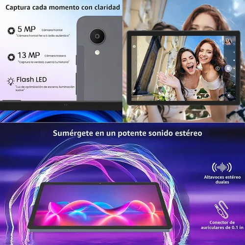 Vista 6 de Tableta, tableta Android 15 de 11 pulgadas con 12 GB de RAM 128 GB ROM, 1 TB expandible, cámaras de 5MP+13MP, pantalla HD de 1280 × 800, octa-core