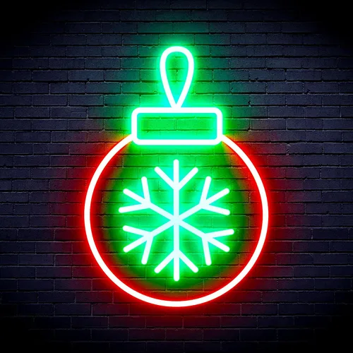 Vista 15 de ADVPRO Letrero de neón LED de silicona de la flexión del ornamento del árbol de Navidad - azul - st16s32-fnu0119-b
