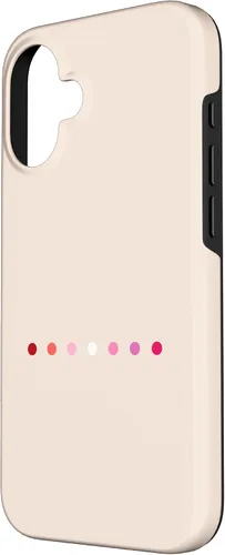 Vista 2 de iPhone 16 Lesbian Flag Color Orgullo Lesbiana Pareja Lesbiana Caso