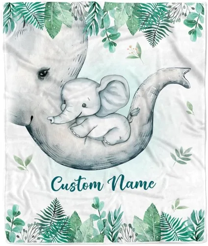 Vista 17 de Manta personalizada con nombre de tortuga para bebé, niño, niña, mar, recién nacido, hijo, hija, nieta, sobrina, cumpleaños, Navidad, manta de forro