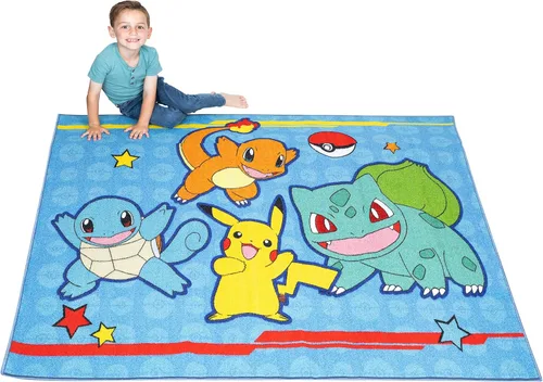Vista 9 de Franco Alfombra antideslizante para habitación de niños, 69 x 52 pulgadas, Batman