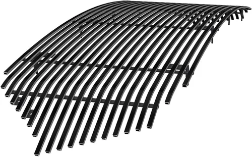 Vista 8 de APS Compatible con Ram 1500 2019-2024 Laramie Lone Star Big Horn Tradesman Principal Superior Acero Inoxidable Negro Corte Láser Rejilla Inserto