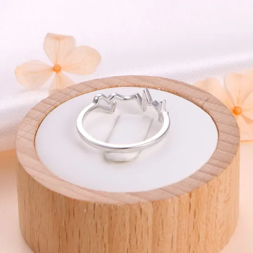 Vista 5 de Anillo de plata de ley S925 para mujer, niña, joyería cristiana