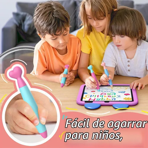 Vista 4 de DIGIROOT - Paquete de 3 lápices capacitivos para niños, bolígrafos de estilista universales para pantallas táctiles