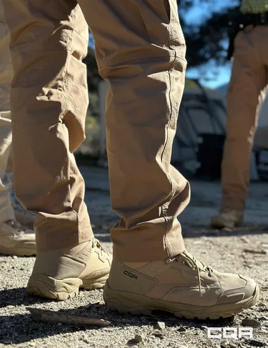 Vista 6 de CQR Botas tácticas impermeables para hombre, botas militares EDC ligeras de 6 pulgadas, botas de combate duraderas para exteriores