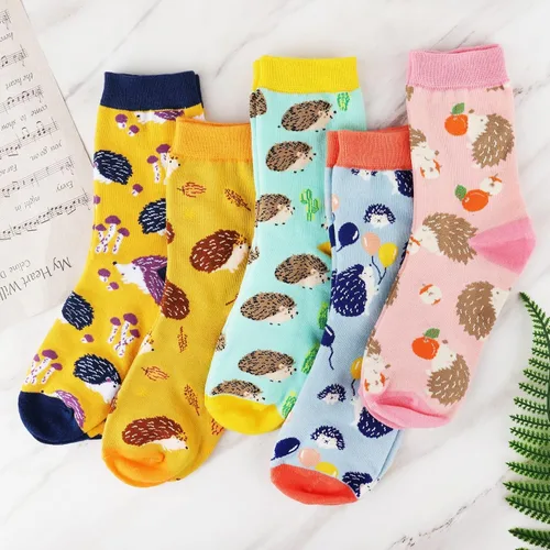 Vista 2 de Jeasona Calcetines divertidos para mujer lindos animales divertidos y divertidos regalos de algodón