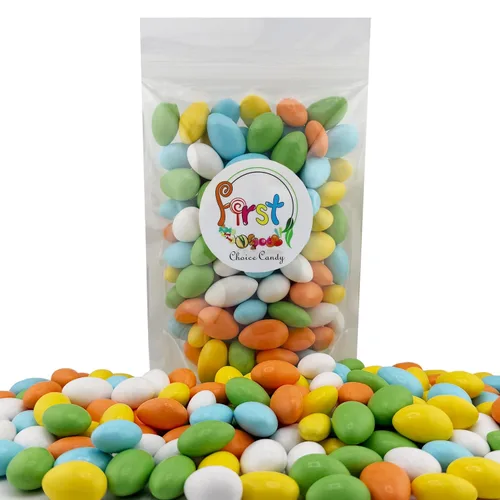 Vista 7 de FirstChoiceCandy Almendras de Jordania (1 libra, colores pastel surtidos)