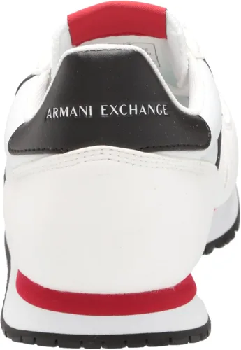 Vista 3 de AX ARMANI EXCHANGE Tenis con logo y cordones para hombre