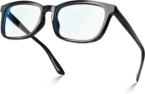 Vista 29 de VISOONE - Lentes cuadrados con bloqueo de luz azul y antireflejante para computadora, videojuegos; para mujeres y hombres MONTANA