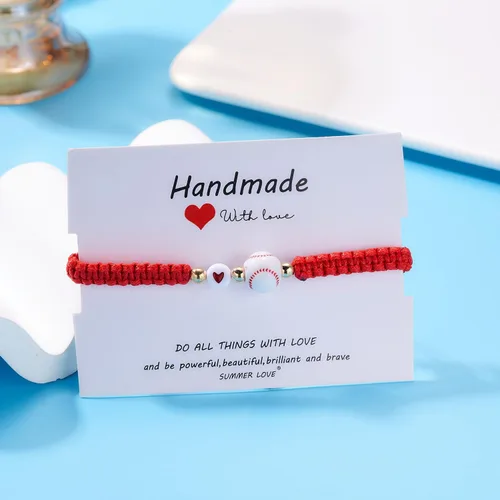 Vista 18 de Pulsera de fútbol, fútbol, baloncesto, béisbol, regalos para mujeres y hombres, regalos de cumpleaños, graduación para amantes del deporte, pulseras