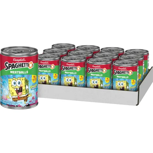 Vista 45 de SpaghettiOs Pasta enlatada original, lata de 15.8 onzas (paquete de 12)
