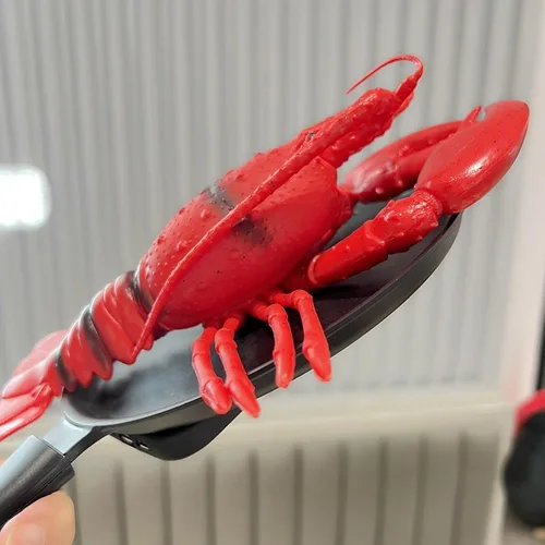 Vista 2 de Fun Pan - Funda para iPhone 11 12 13 14 15 Pro Max Mini XR XS X 7 8 Plus SE Seafood Lobster Phone Cases