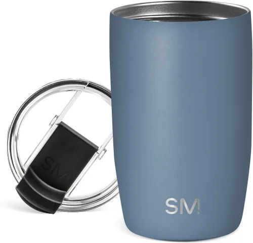 Vista 44 de Simple Modern Taza de café de viaje Tumbler con tapa abatible Reutilizable, aislada, de acero inoxidable, taza de café helado Cold Brew, termo
