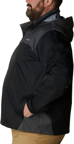 Vista 9 de Columbia Chaqueta impermeable para lluvia Glennaker Lake para hombre, compactable