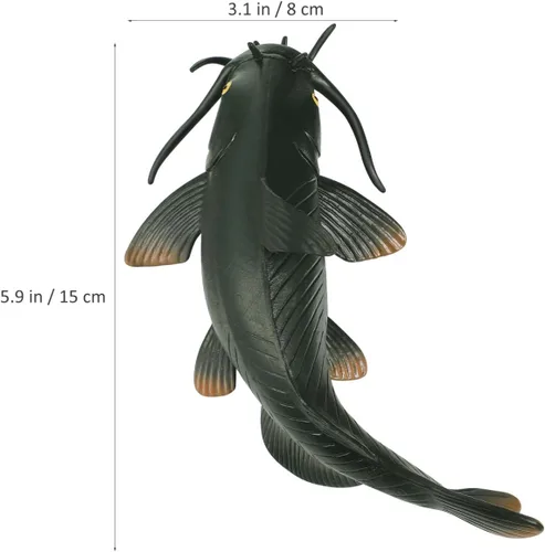 Vista 2 de Kisangel Modelo artificial realista figura niños peces juguete modelo cognitivo