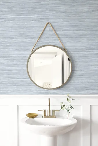 Vista 6 de Lillian August Luxe Haven - Papel tapiz de sisal sintético (brisa marina)