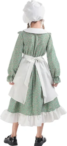 Vista 19 de Nuoqi - Vestidos de pionera para niñas, disfraz colonial