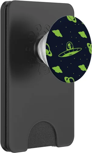 Vista 7 de Alien Spaceship Extraterrestre Conspiracy Theory PopSockets PopSockets intercambiable PopGrip