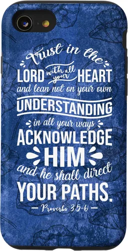 Vista 18 de Trust in Lord with All Your Heart Proverbio 3:5-6 - Carcasa cristiana para iPhone 17