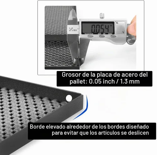 Vista 7 de Mr.Power - Soporte para micrófono, 13 x 9 pulgadas, soporte para bandeja