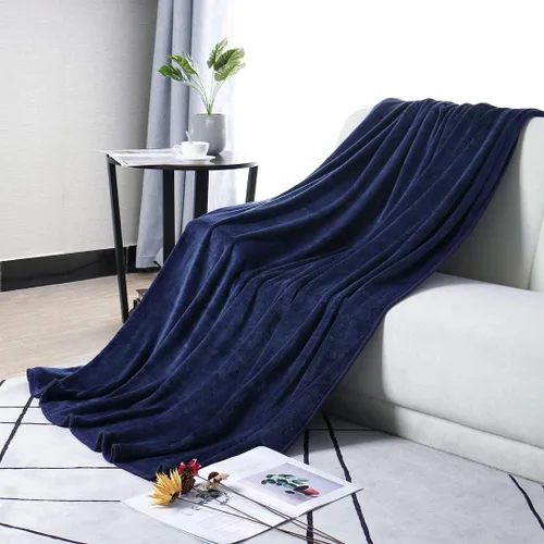 Vista 8 de PiccoCasa Manta de franela de forro polar, suave, ligera y cálida para todas las estaciones, dobladillo ancho, lujosa y cómoda, decorativa