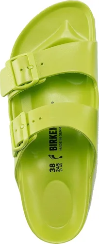 Vista 2 de Birkenstock Sandalias unisex Arizona con plantilla suave para adultos Lima activa
