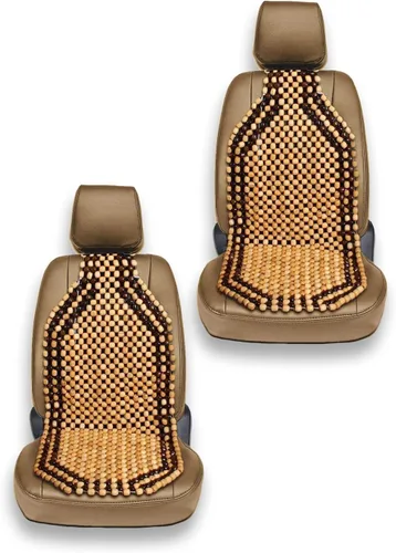 Vista 14 de VaygWay Cojín de Asiento Cómodo con Cuentas de Madera – Cubierta de Asiento de Automóvil Cómoda con Cuentas de Madera – Cubierta Fresca de Masaje