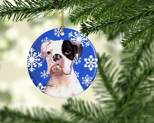 Vista 307 de Caroline's Treasures Cavalier Spaniel - Adorno de cerámica para colgar en el árbol de Navidad, para el hogar, Navidad, fiestas, regalo, 3 pulgadas