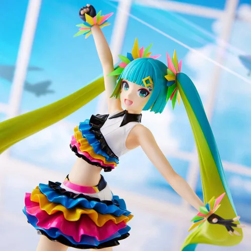 Vista 6 de SEGA - FIGURIZM - Hatsune Miku - Project Diva MEGA39's - Hatsune Miku - Estatua Catch The Wave, 9.8 Pulgadas