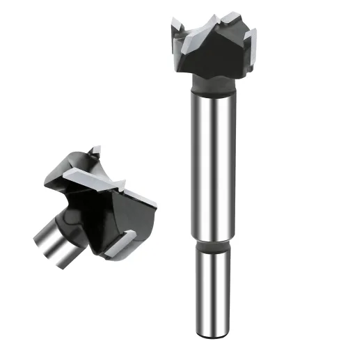 Vista 19 de Broca Forstner de carburo de 1/4 pulgada, broca Forstner con punta de carburo de 6 mm para madera dura, juego de sierras de perforación para madera