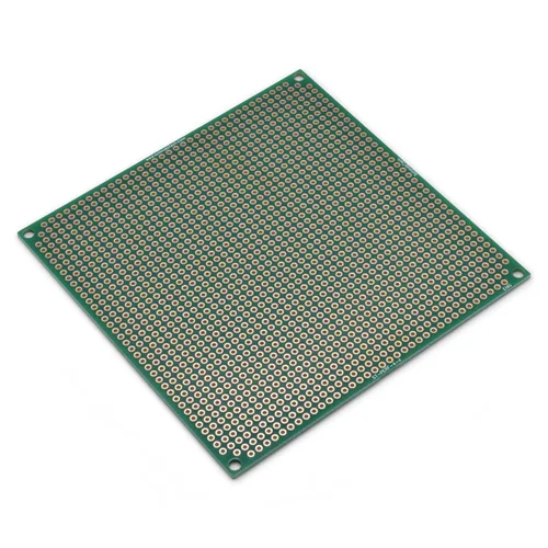 Vista 4 de Placa de circuito electrónico LF HASL de doble cara, placa de circuito electrónico PCB para circuito prototipo de bricolaje, FR4, placa de prototipo