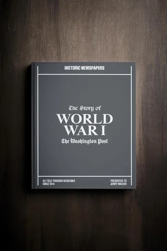 Vista 7 de Signature gifts Libro de historia de periódico de guerra personalizado – Regalo educativo de recuerdo de guerra contado a través de la cobertura