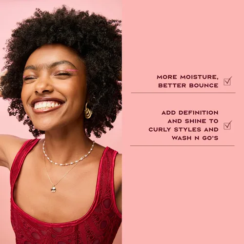 Vista 7 de SheaMoisture Curl & Style Milk Coco e Hibisco con Proteína de Seda y Aceite de Neem para Cabello Grueso, Definido y Rizado Comercio Justo, Sin