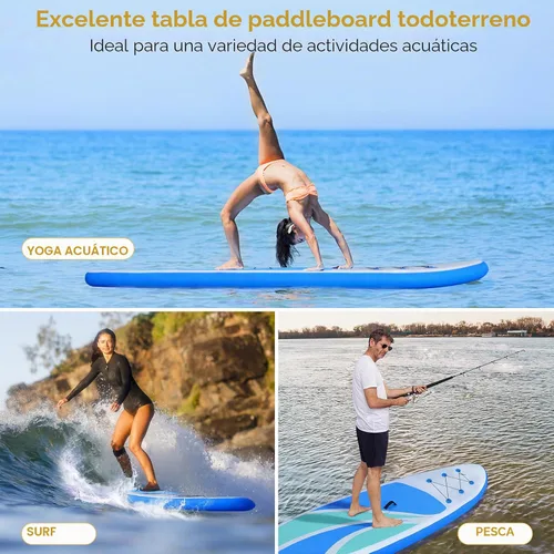 Vista 7 de Inflatable Stand Up Paddle Board for Adult All Skill Levels- 10'4" Ultra-Light SUP Paddleboard with Durable Non-Slip Deck and Paddle Board