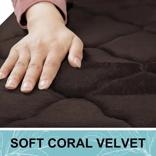 Vista 2 de Olanly - Alfombra de baño de espuma viscoelástica, ultra suave, antideslizante y absorbente, lavable a máquina, cómoda, gruesa alfombra de baño