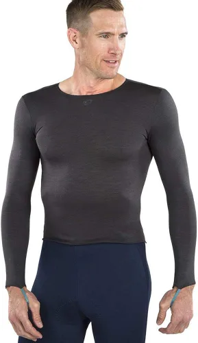 Vista 6 de PEARL IZUMI Merino - Capa base de ciclismo de manga larga para hombre