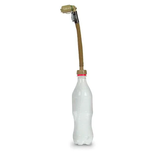 Vista 3 de Kit Adaptador de Botella de Agua Source Tactical SNEP Convertube, Plástico, Coyote