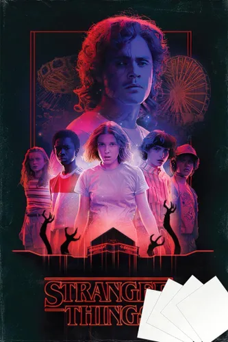 Vista 9 de Stranger Things - Póster de programa de televisión (Horror) (Tamaño: 24" x 36") (póster laminado)