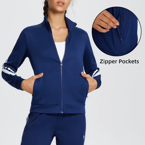 Vista 2 de BALEAF Pantalones deportivos para mujer pantalones deportivos para correr bolsillos con cremallera pantalones deportivos para calentar casuales