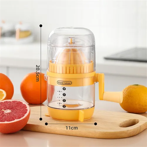 Vista 8 de Exprimidor manual de cítricos Extractor de jugos de mano con exprimidor de agarre cómodo para limón y naranjas, herramienta de cocina