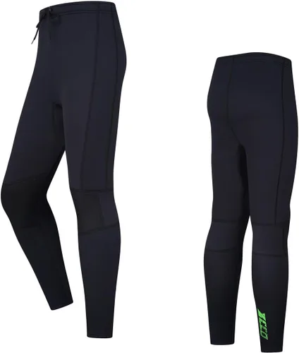 Vista 9 de Pantalones de neopreno para hombre y mujer, 1.5mm/3mm, pantalones largos de neopreno para mantener el calor, pantalones de buceo para surf, kayak